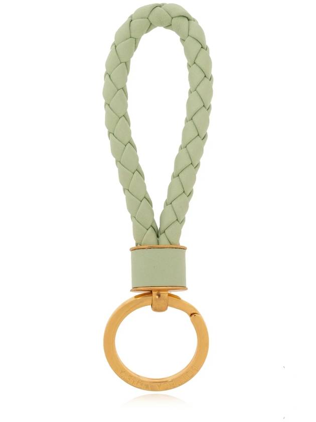 Intrecciato Lambskin Key Holder Green - BOTTEGA VENETA - BALAAN 2