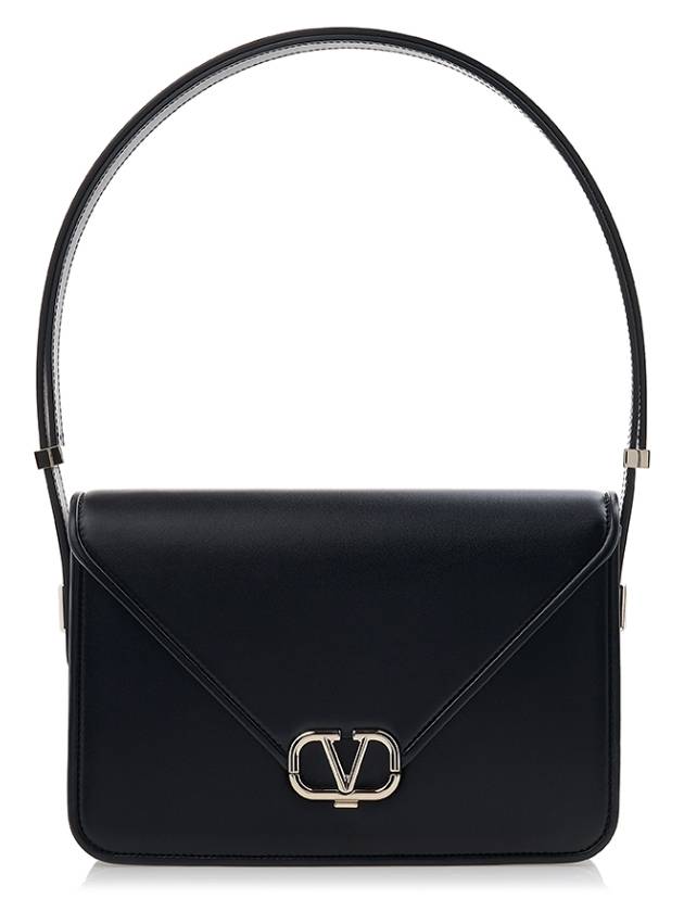 Leather Shoulder Bag Black - VALENTINO - BALAAN 2