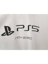 PS5 logo print overfit hoodie white - BALENCIAGA - BALAAN.