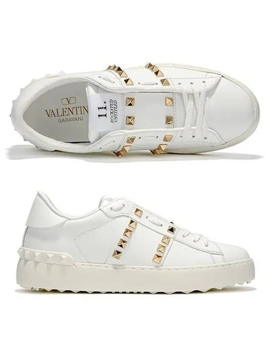 Valentino Garavani Rockstud Untitled low top sneakers 5W2S0A01BHS 0BO - VALENTINO - BALAAN 2