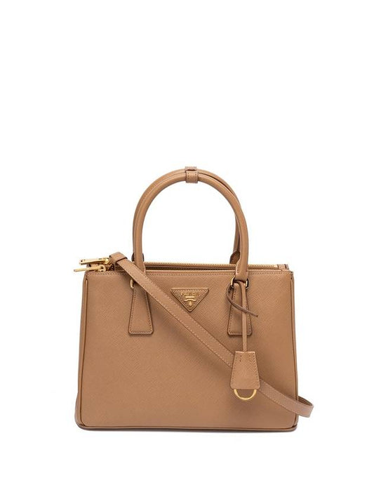 Medium Galleria Saffiano Leather Handbag 1BA863NZVVEOO F03OE CARAMEL - PRADA - BALAAN.