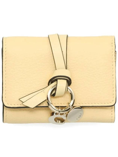 Alphabet Small Half Wallet Soft Yellow - CHLOE - BALAAN 2