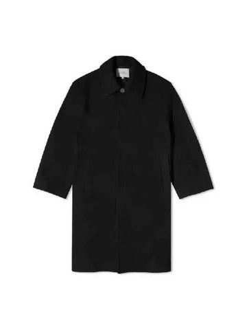 WAIN Wayne wool overcoat SNM 1027 BLACK - STUDIO NICHOLSON - BALAAN 1