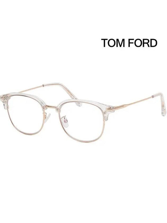 Blue light blocking glasses frame TF5793KB 026 Transparent lower Asian fit - TOM FORD - BALAAN 1