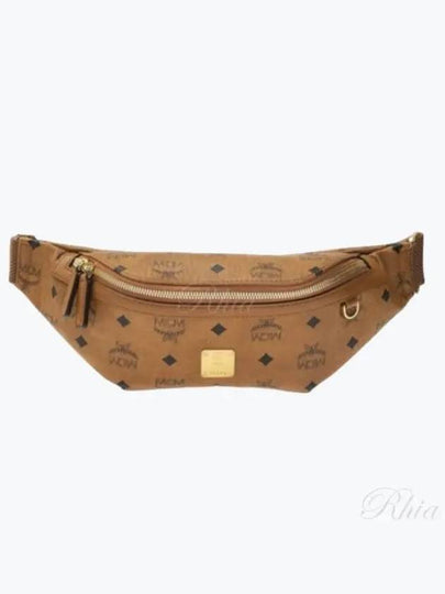 Logo Leather Belt Bag Brown - MCM - BALAAN 2