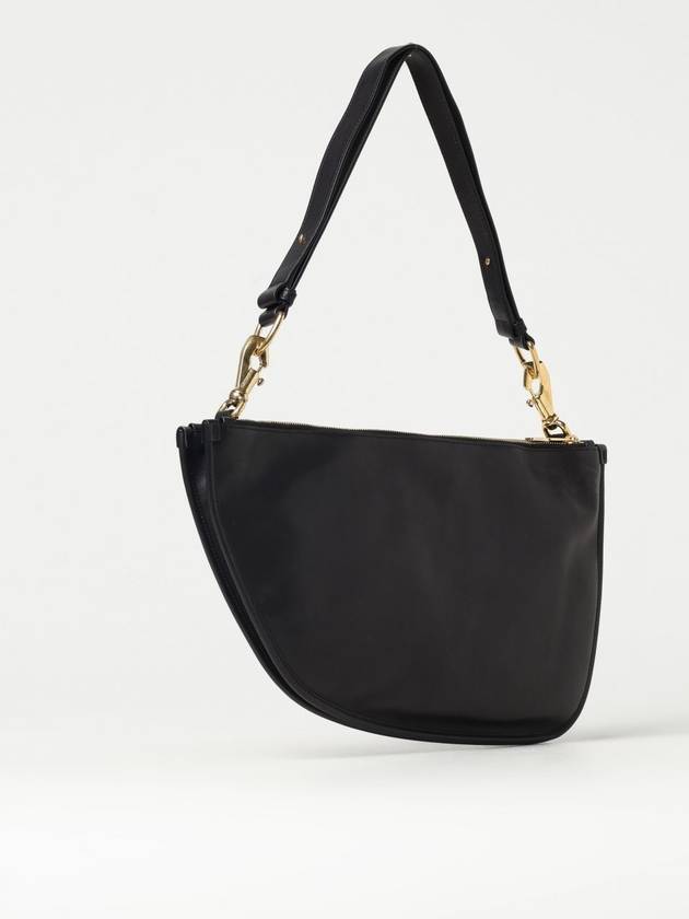 Shield Twin Leather Shoulder Bag Black - BURBERRY - BALAAN 4