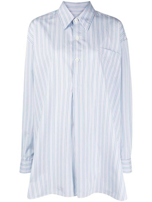 Popover Stripe Shirt Blue - OUR LEGACY - BALAAN 2