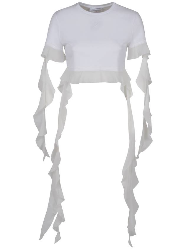 Short Sleeve T-Shirt 2T050AN0100 White - BLUMARINE - BALAAN 2