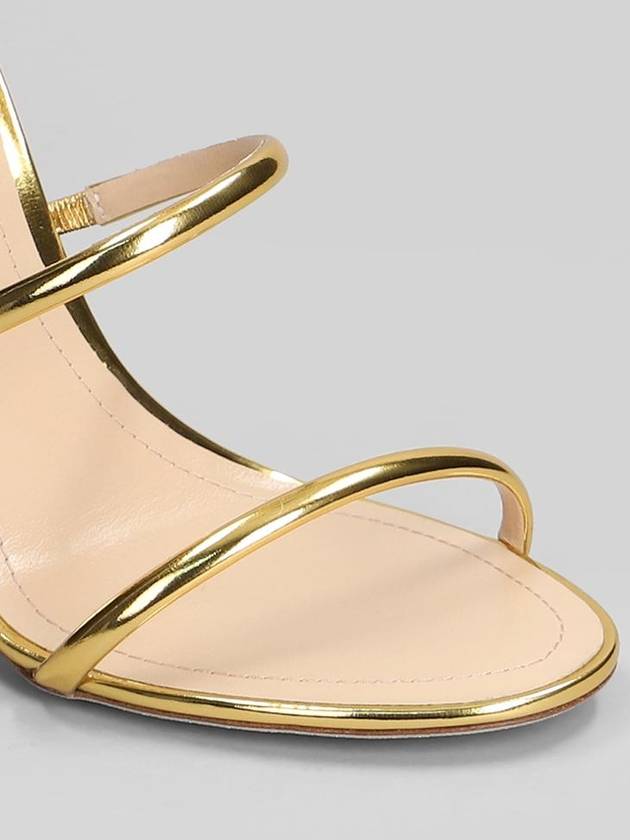 René Caovilla Cleo Metallic Sandals - RENE CAOVILLA - BALAAN 5