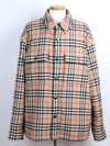 Checked Wool Overshirt XL - BURBERRY - BALAAN 1