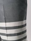 Diagonal Plain Weave Classic Wool Slacks Medium Grey - THOM BROWNE - BALAAN 5