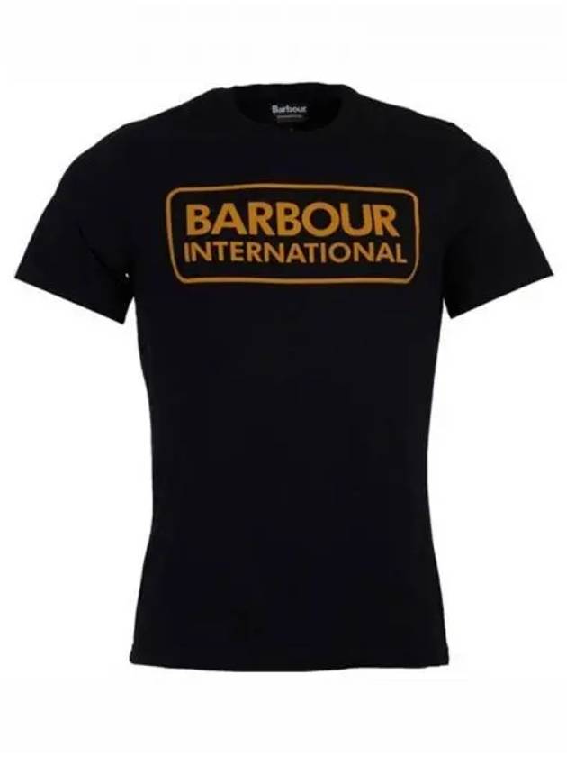 MTS0369BK31 Essential Large Logo Printing Short Sleeve T Shirt Black Men s TR 271163 - BARBOUR - BALAAN 1