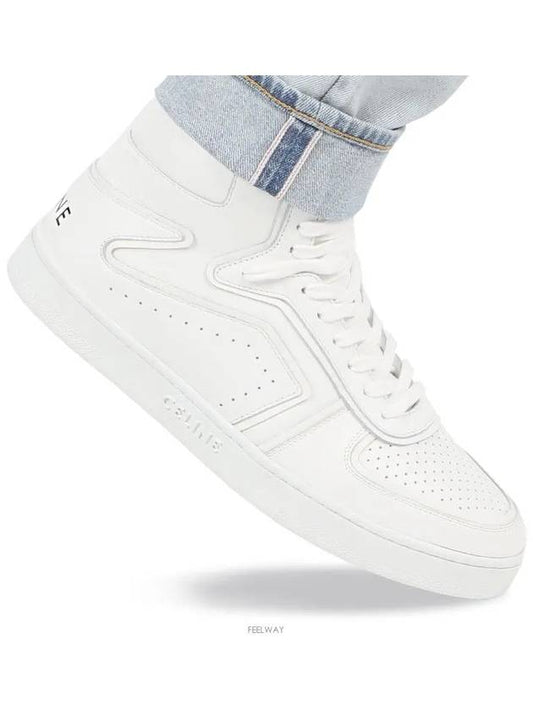 Men's Z Trainer High Top Sneakers White - CELINE - BALAAN 2