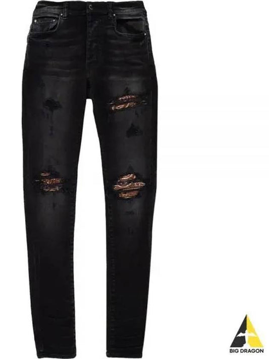 MX1 Bandana Jeans Black - AMIRI - BALAAN.