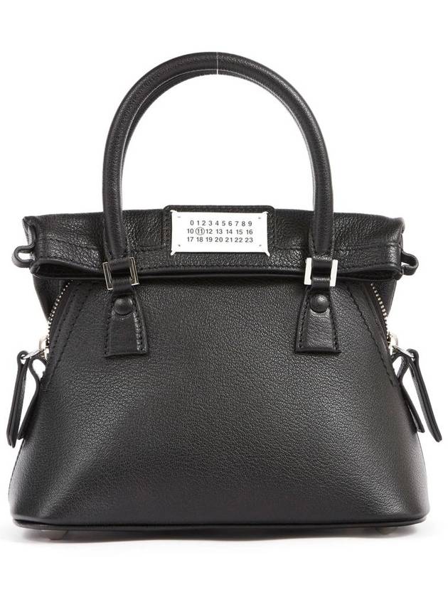 5AC Classique Micro Tote Bag Black - MAISON MARGIELA - BALAAN 2