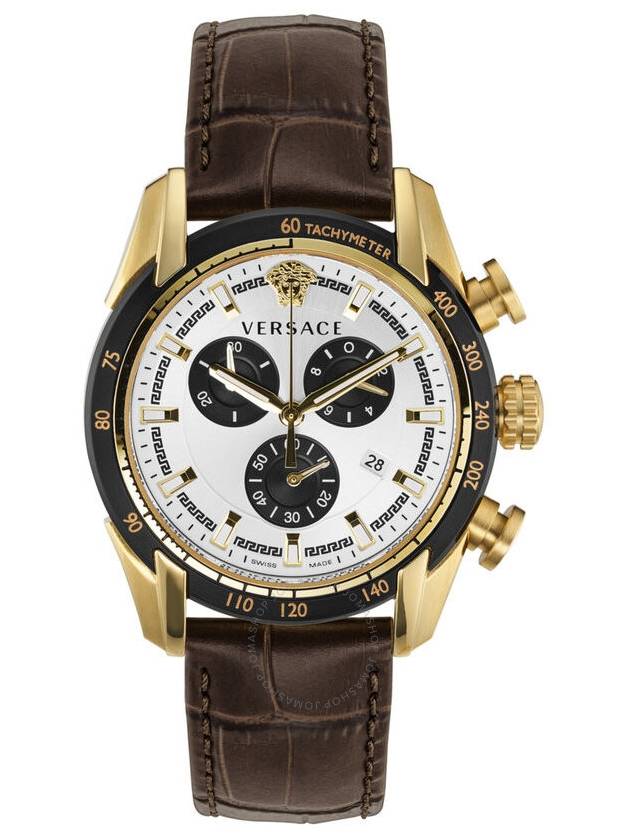 Versace V-Ray Silver-tone Dial Men's Watch VE2I00221 - VERSACE - BALAAN 1