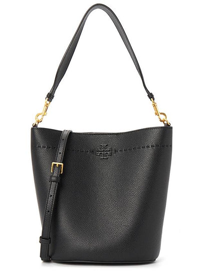 McGraw Logo Bucket Bag Black - TORY BURCH - BALAAN 2