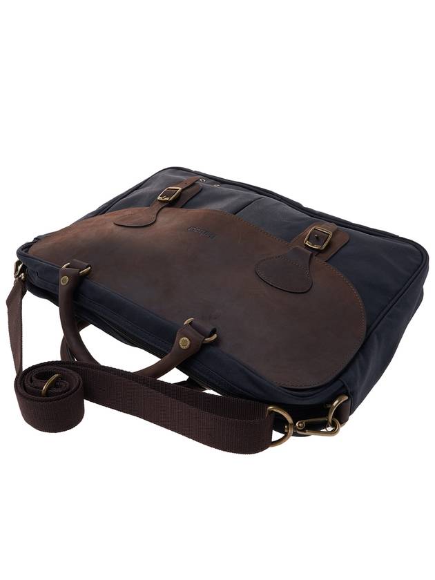 waxed cotton briefcase - BARBOUR - BALAAN 5