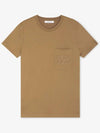 Women s Papaia Camel Short Sleeve T shirt 21946011600 003 - MAX MARA - BALAAN 3