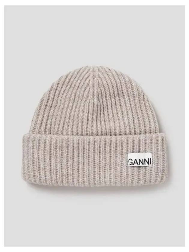 StructuRed Lip Beanie Beige Domestic Product GM0024090409079 - GANNI - BALAAN 1