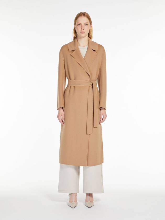 Libya Wool Single Coat Brown - S MAX MARA - BALAAN 4