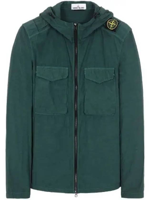 Shoulder Wappen Patch Naslan Hooded Jacket Green - STONE ISLAND - BALAAN 1