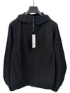 Men's Solf Shell R Lens Hooded Jacket Black - CP COMPANY - BALAAN 7