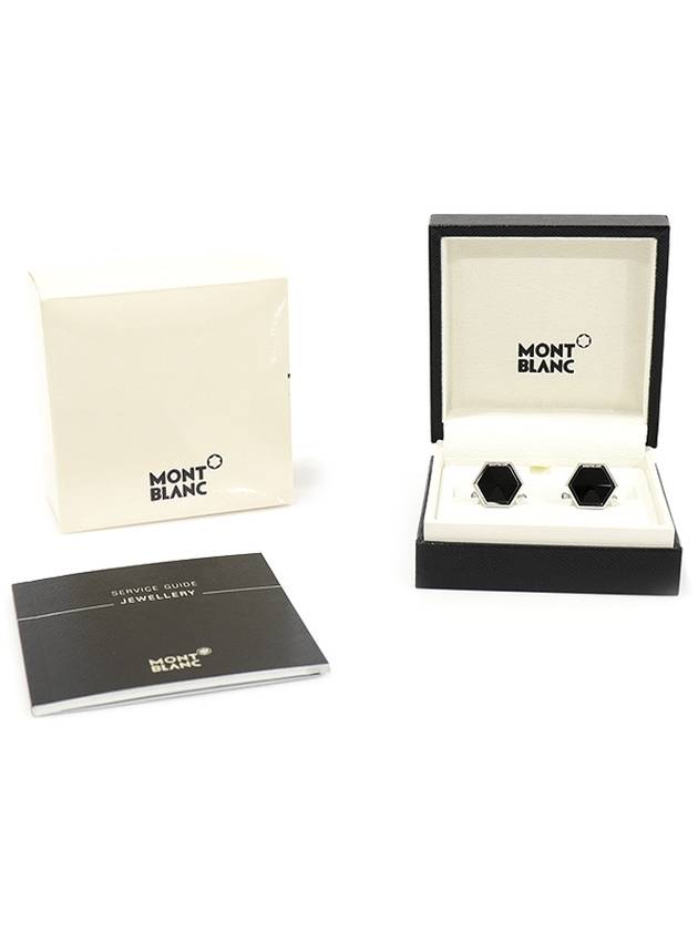 118599 Steel Onyx Sartorial Cuff Links - MONTBLANC - BALAAN 2