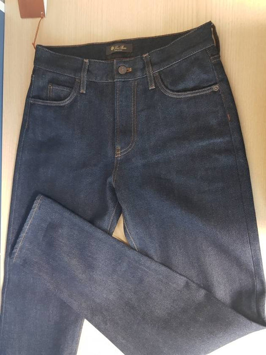 Men's Quarona 5 Pocket Jeans Shadow Blue - LORO PIANA - BALAAN 2