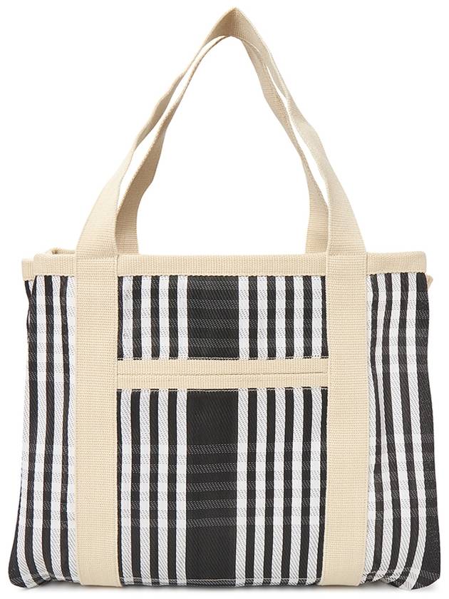 Darwen Striped Nylon Tote Bag Black - ISABEL MARANT - BALAAN 5