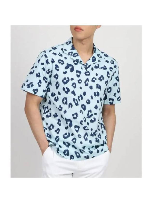 Resort Shirt Print GMST09482 O499 Men's Resort Print - J.LINDEBERG - BALAAN 1