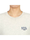 Skye Logo Sweatshirt Grey - A.P.C. - BALAAN 9