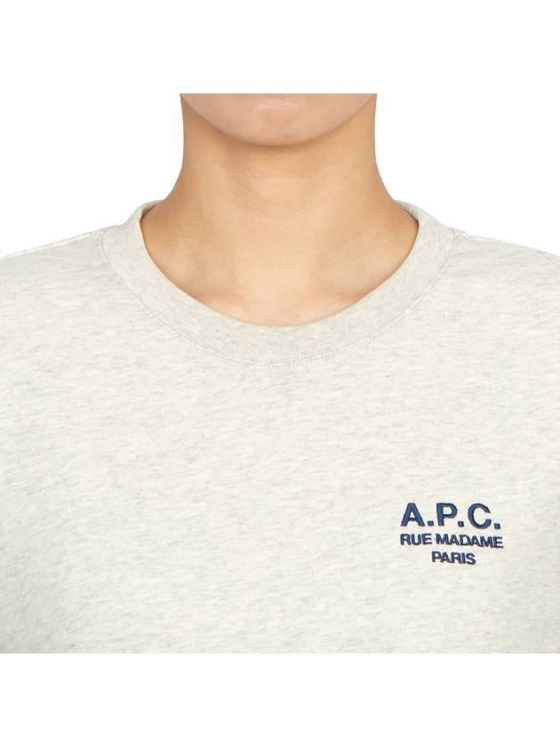 Skye Logo Sweatshirt Grey - A.P.C. - BALAAN 9