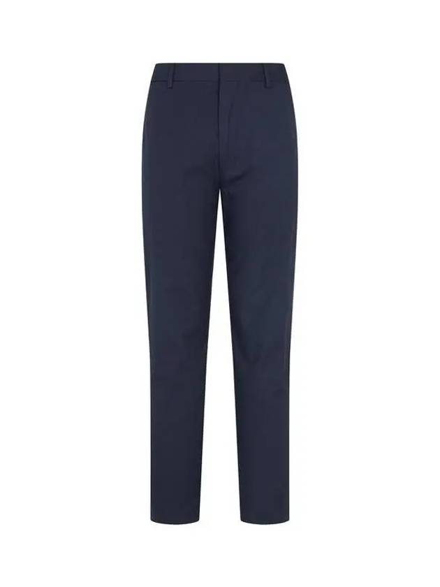 Solid Cotton Hidden Closing Pants Navy - PAUL SMITH - BALAAN 1