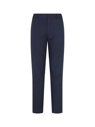 Solid Cotton Hidden Closing Pants Navy - PAUL SMITH - BALAAN 1