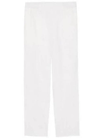 Straight fit banding pants white E22HTR207 481 100 270314 - AMI - BALAAN 1