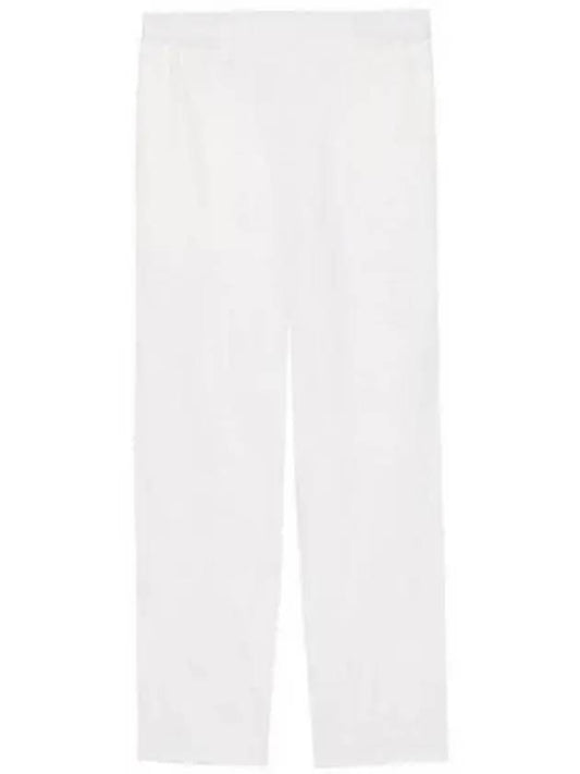 Straight fit banding pants white E22HTR207 481 100 270314 - AMI - BALAAN 1