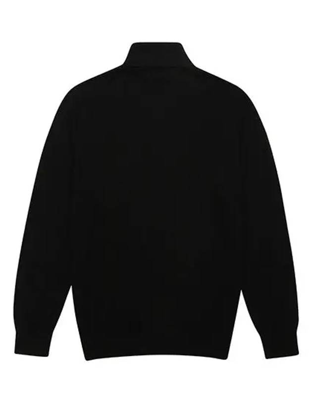 Front tissue turtleneck pullover 2603GXKWBLACK - BLACK&WHITE - BALAAN 2