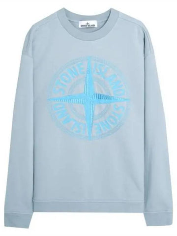 Garment Dying Compass Logo Embroidered Sweatshirt Men - STONE ISLAND - BALAAN 1