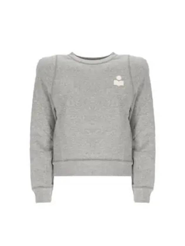 PrissaLogo Print Sweatshirt Grey - ISABEL MARANT - BALAAN 2