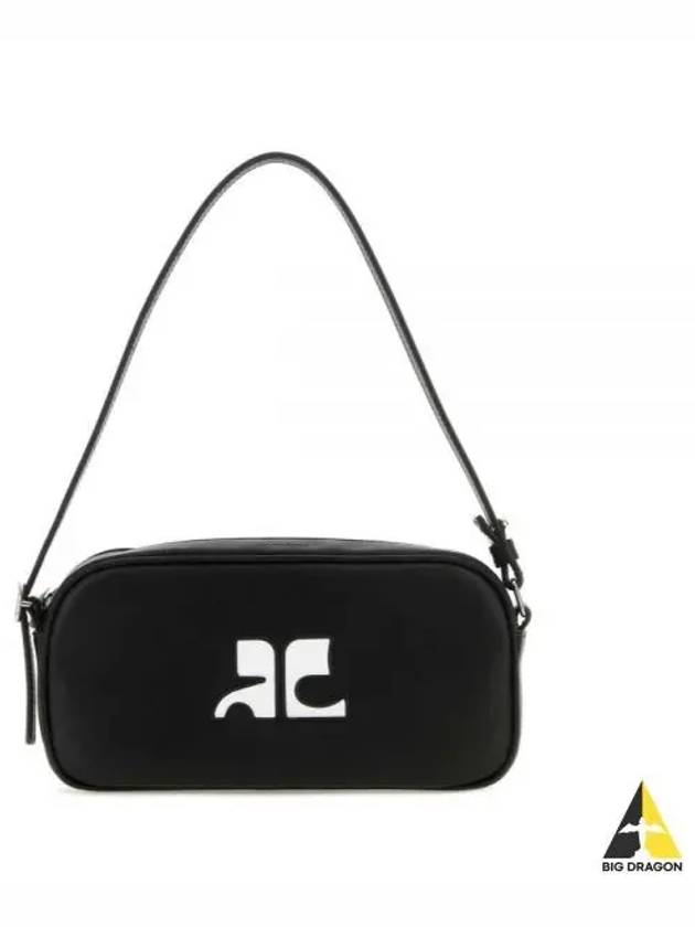 Reedition Baguette Leather Shoulder Bag Black - COURREGES - BALAAN 2