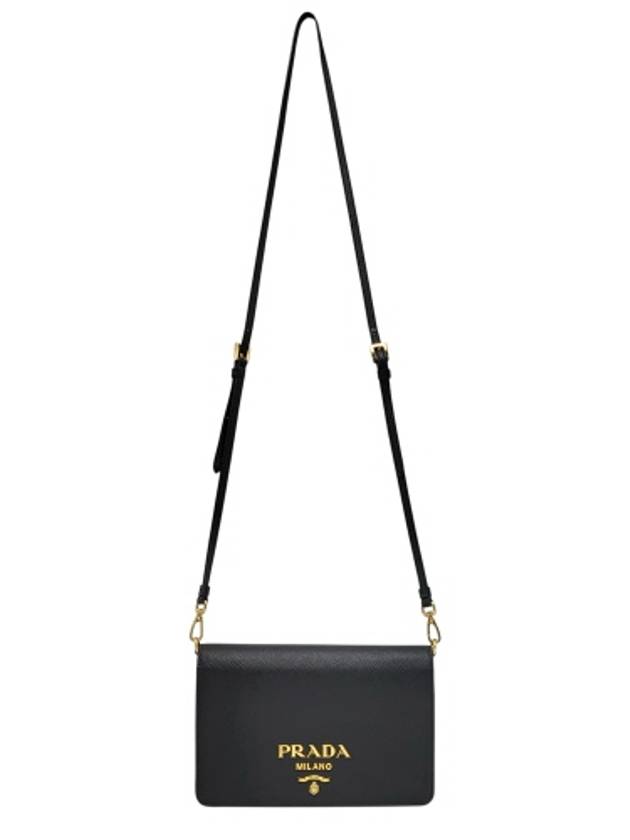 1BP019 Black Saffiano Mini Cross Bag - PRADA - BALAAN 5