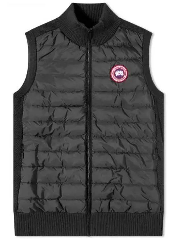 Hybrdige Slim Fit Merino Wool Padded Vest Black - CANADA GOOSE - BALAAN 2