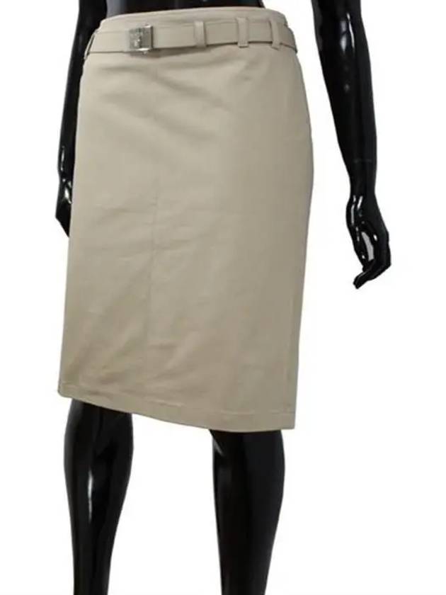 Women's Beige Skirt 21B282 CO0 F0235 - PRADA - BALAAN 3