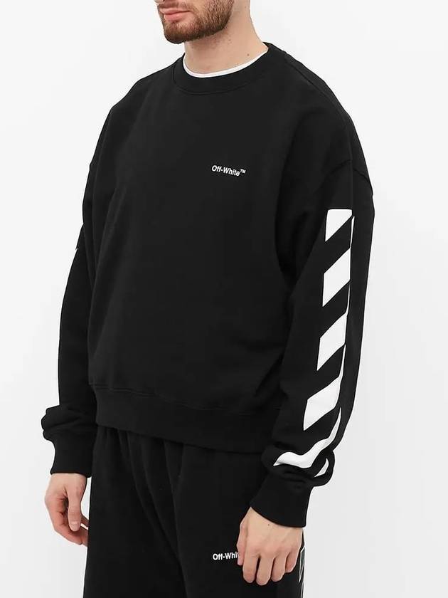 Logo Printing Sweatshirt Sweatshirt Black - OFF WHITE - BALAAN 4