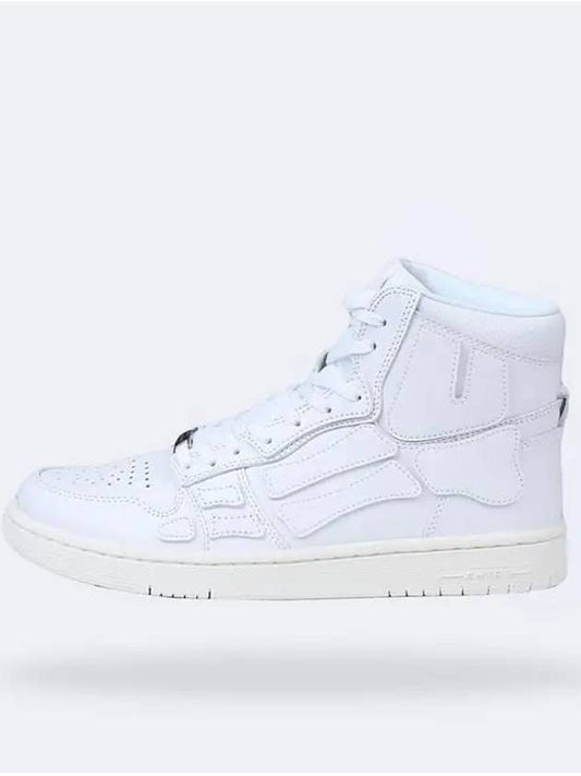 Skeleton High Top Sneakers White - AMIRI - BALAAN 2