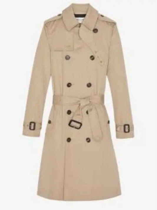 Gabardine Classic Saint Gabardine Trench Coat Beige - SAINT LAURENT - BALAAN 2