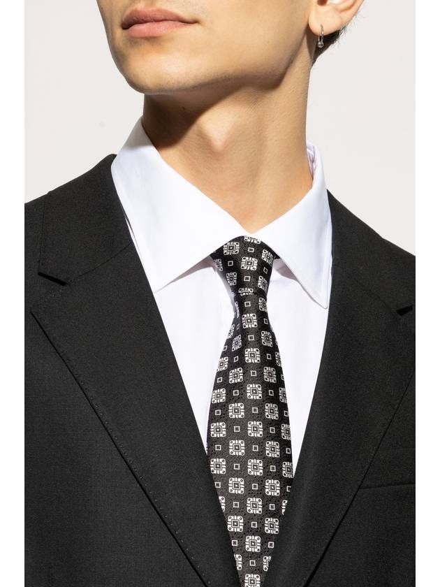 Dolce & Gabbana Patterned Tie, Men's, Black - DOLCE&GABBANA - BALAAN 2