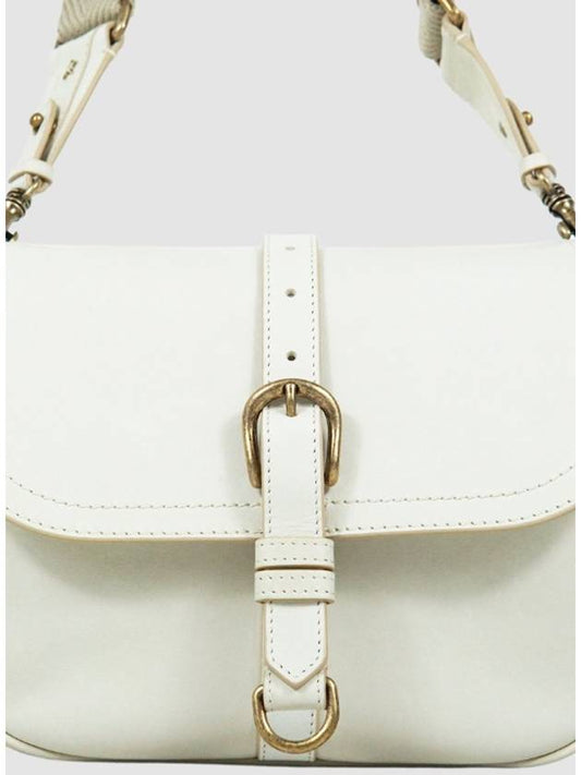 Buckle Leather Cross Bag Beige - GOLDEN GOOSE - BALAAN 2