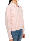 Print Cotton Long Sleeve Polo Shirt Baby Pink - SPORTY & RICH - BALAAN 4